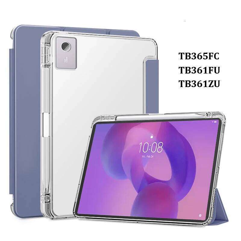 Lenovo Idea Tab Plus with Pen Holder Leather Soft Back Stand Cover For Xiaoxin Pad 12.1 inch Case tb365fc tb361fu Z260209-image-1094704223