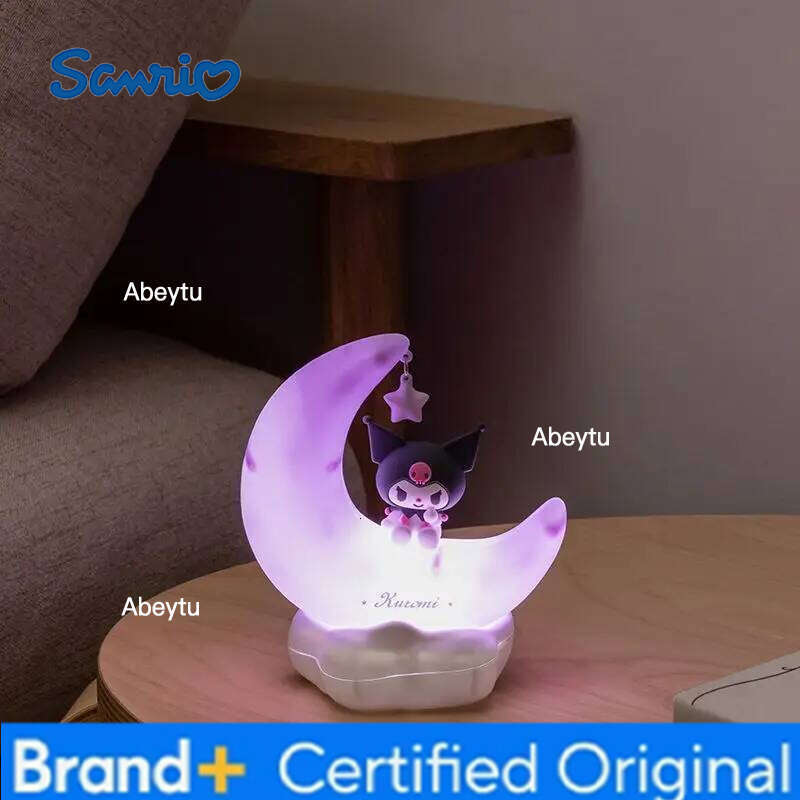 Sanrio kuromi luminous ornament cartoon cute, creative and exquisite, bedroom decoration atmosphere night light, girl gift H2602091-image-1095305384