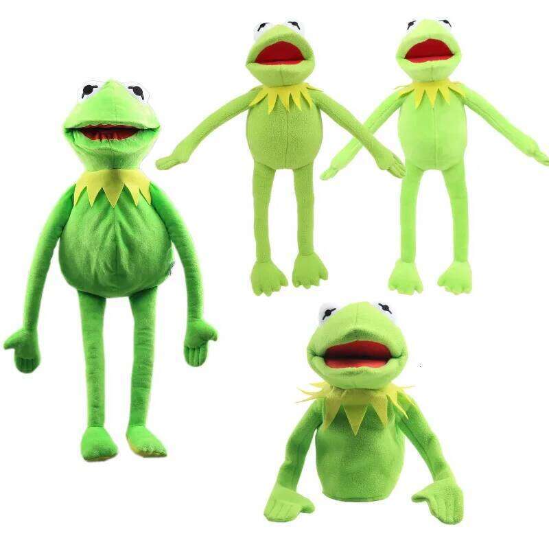Anime Kermit The Funny Kawaii Doll Hand Puppet Schoolbag Frog Cute Plush Toy Ventriloquist Performance Props For Baby H260209-image-1094702847