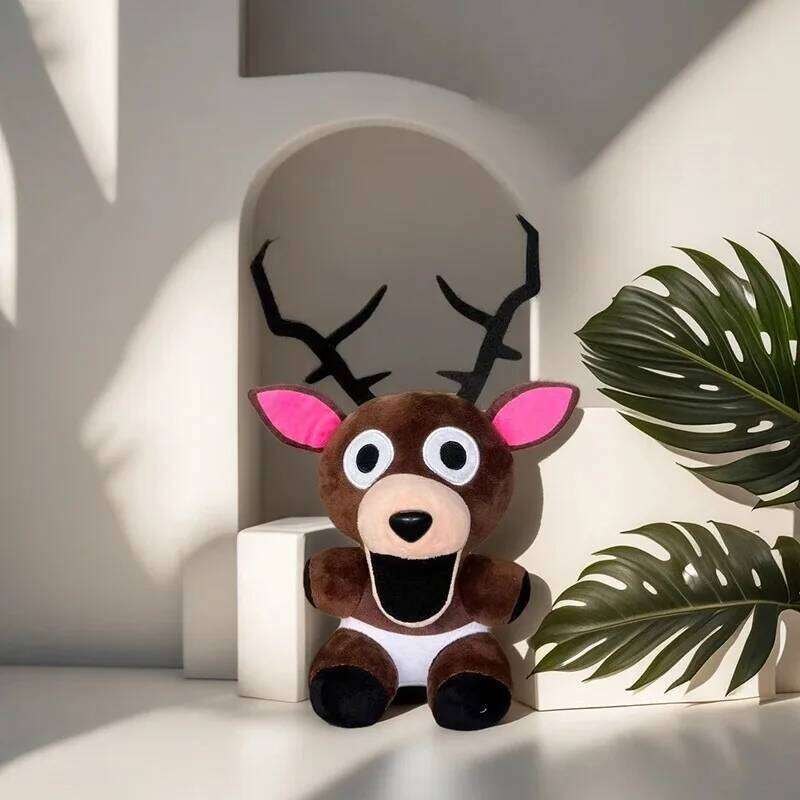 /18cm Animals Toys 99 Nights In The Forest Deer Soft Stuffed Plush Doll for Children Birthday Gifts H260210-image-1094748221