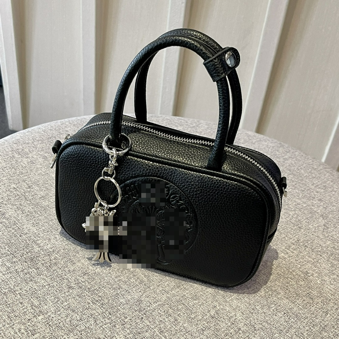 Fashion High-end Retro Cross New Versatile Boston Pillow Bag