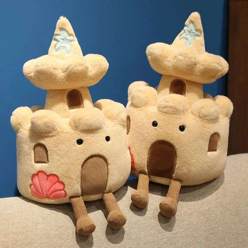 25cm Cat Castle Cute Cake Stuffed Plush Toys Fun Home Bedroom Doll Decoration Kids Birthday Valentine'S Gift H260210-image-1094747509