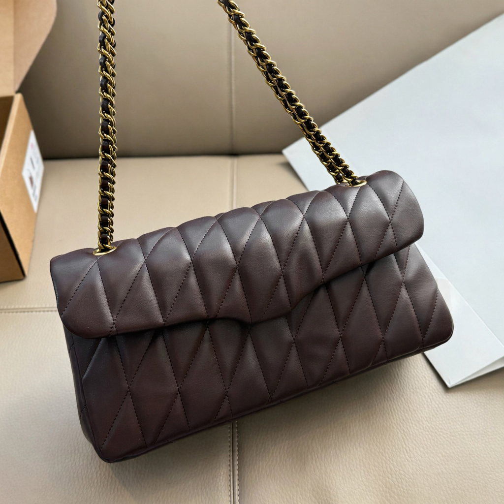 Designer Quilted Tabby bag Chain Shoulder bag Luxury Designer bag Top quality Real leather Handbag Satchel bag Women Luxury bag Fashion Black Should