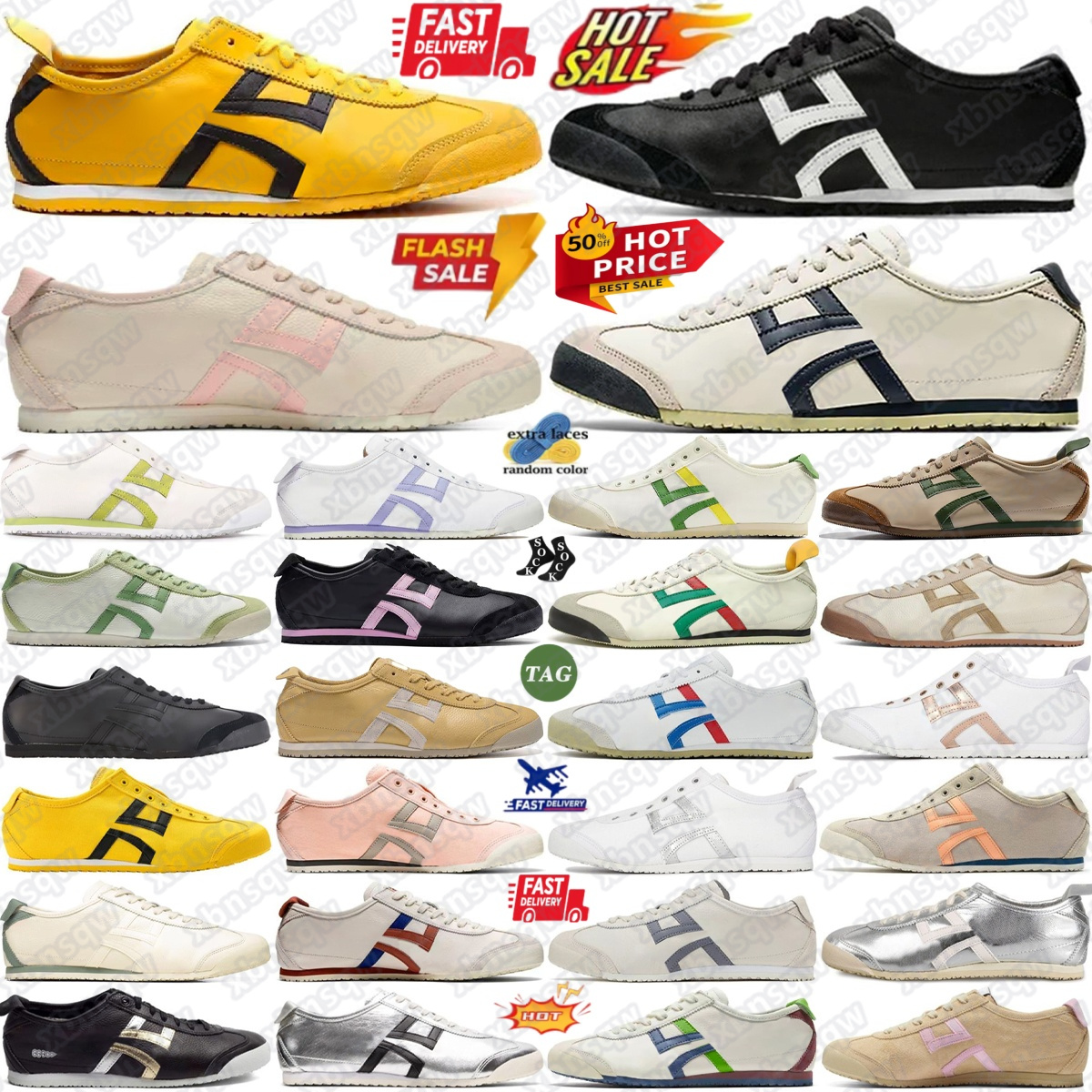 Mexico 66 shoes Tiger running designer Japan tigers trainers Silver Birch Vintage Black White Beige Grass blue red gold Metallic Series Crystal p-image-995441422