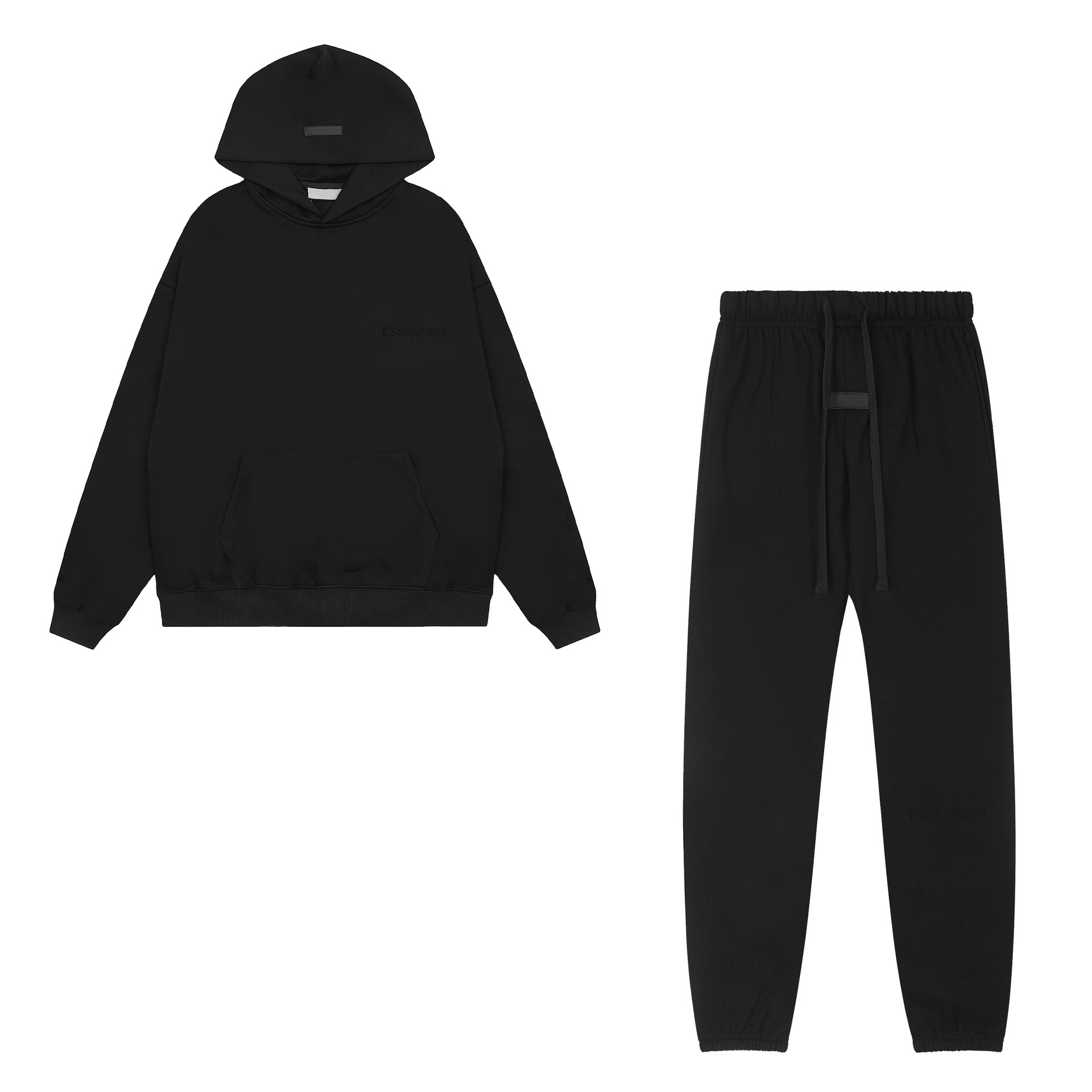 Essentalls Tracksuit Men Designer Flocked Letter 1977 Cotton Breathable Fashionable Hoodie Tapered Joggers Set Coordinated Streetwear Esentialss Tra