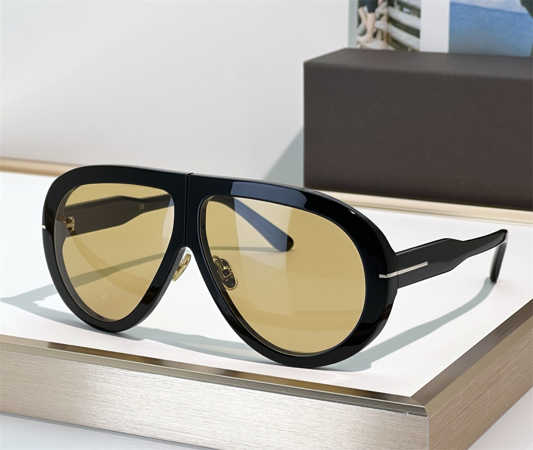 Fashion classic designer troy 836 sunglasses mens women luxury pilot shape acetate glasses outdoor simple popular style Anti-Ultraviolet protection