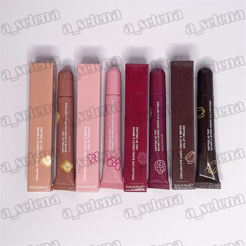 New 4 Color Makeup Lip Gloss Moisturizing lipgloss Shiny glitter bowknot liquid lipstick 10ml-image-999732899