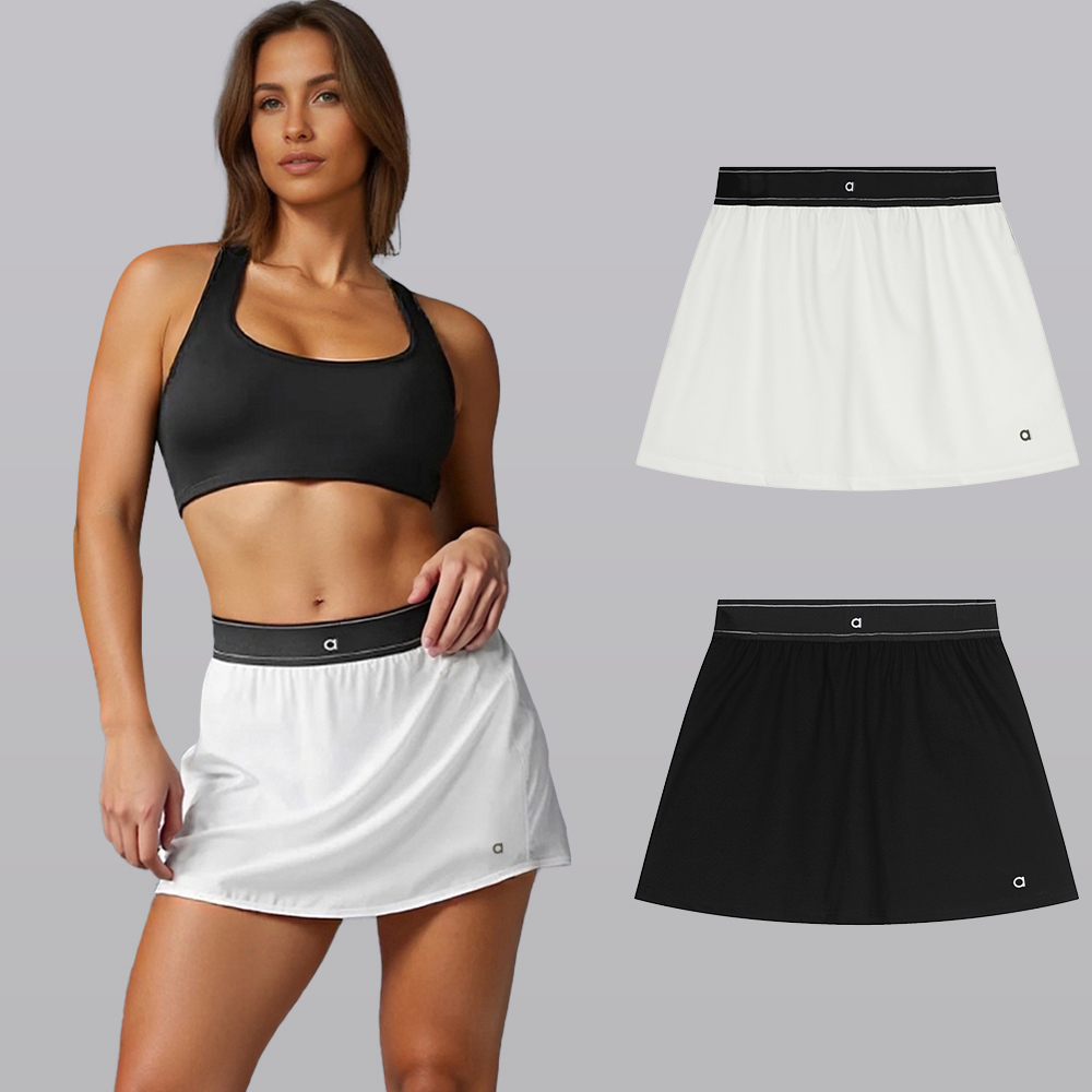 2026 World Cup Women Match Point Tennis Skirt Fake Two Piece Sports Short Skirts High Waist Golf Yoga Skirt With Pockets Dresses-image-1094158583