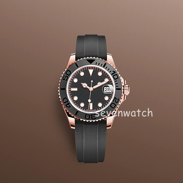Hot U1 Rose Factory 40mm Montre de luxe pour hommes 116610 Montres-bracelets mécaniques automatiques Cadran Rome Montre-bracelet de créateur en c