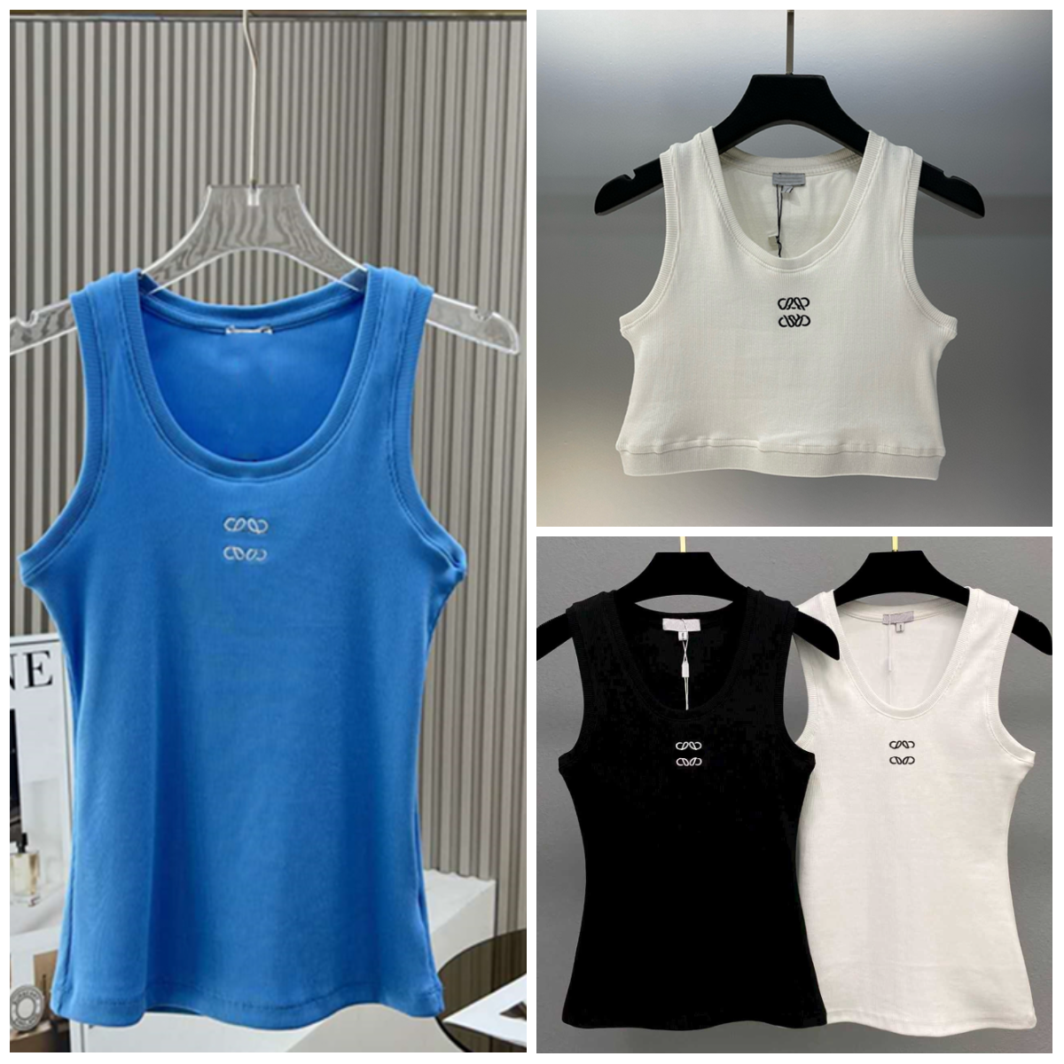 designer tank top summer women designer clothes knit designer vest breathable Sleeveless sweater tank top fashion womens vest embroidery logo classi