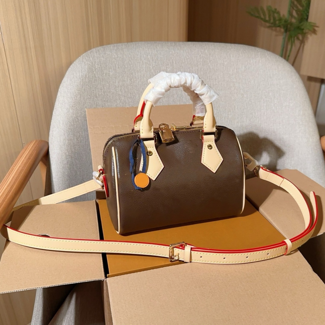 Designer nano speddy 20 bag Women Shoulder Bag Leather sleek design Luxury Clutch Handbags Tote Crossbody Purses