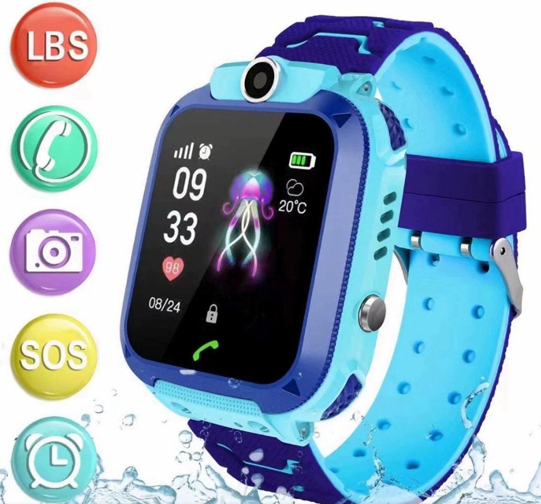 Kids Designer Watches Q19 SOS Camera Smart Watch Support Baby LBS Tracker Kids Smart Watch Voice Chat Flashlight Camera Watches Children Luxury W