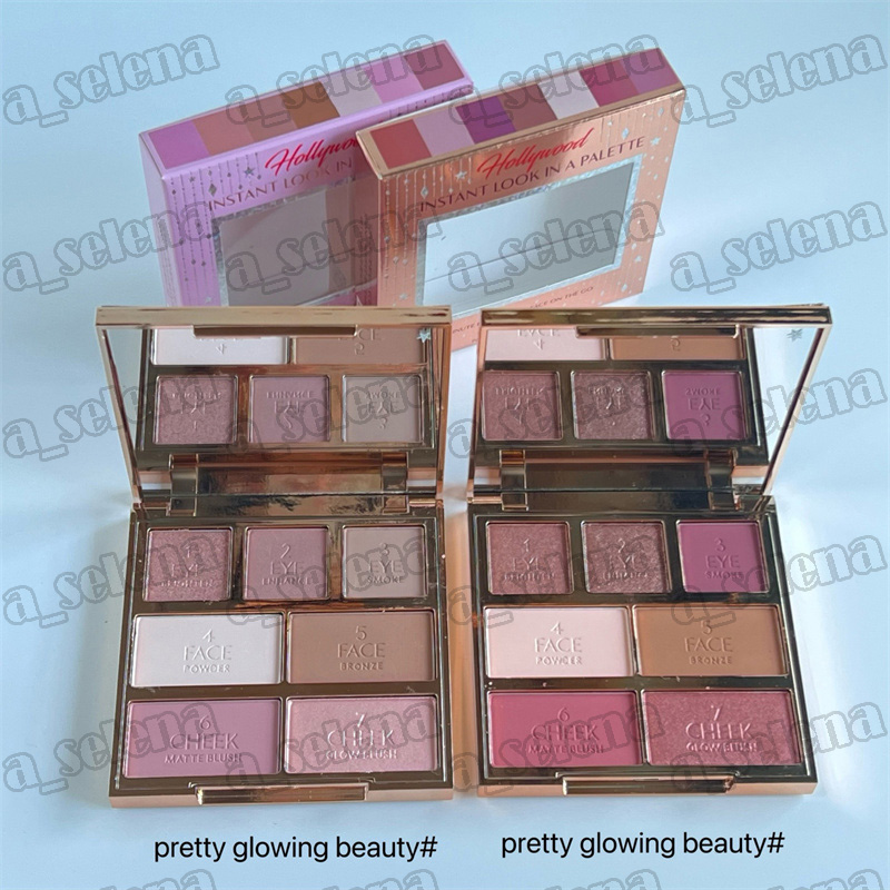 Maquillage pour le visage Palette Hollywood ombre à paupières Blush surligneur 5 minutes fard à paupières visage instantané joli rêveur bronzé jo