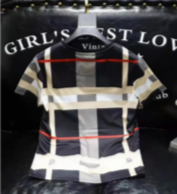 Designer mens t shirt Plaid England women's t-shirt burry casual graphic tee luxury t-shirt couple print round neck best-selling luxury men