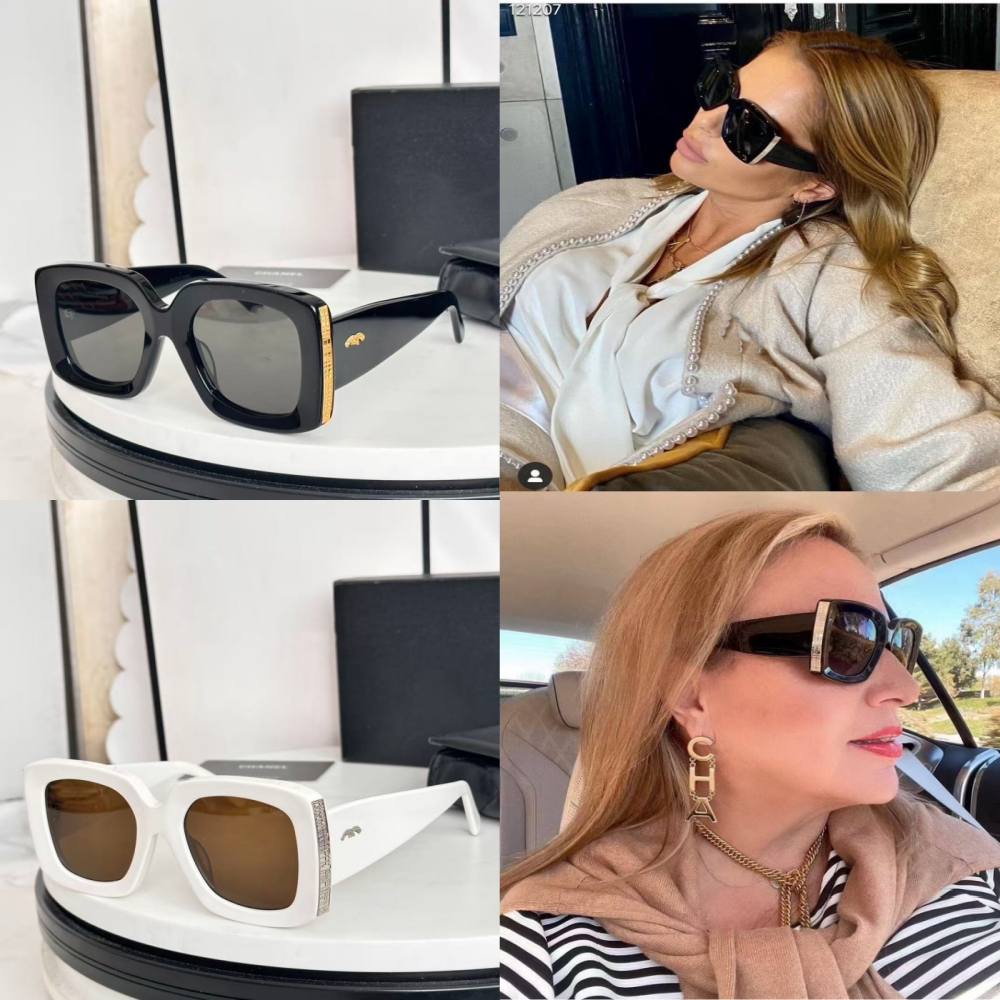 CH5435 5417 Top Pour Femmes Hommes Designer Lunettes De Soleil Lunettes De Piste Femmes Hommes Conception Cat Eye Lunettes De Soleil De Haute Qua