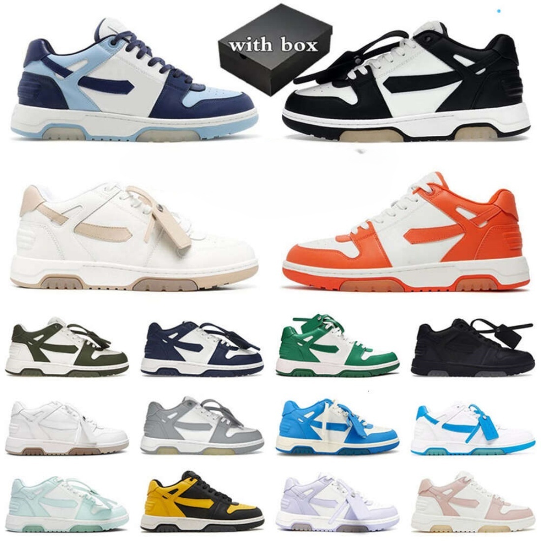 offwhiteshoe Designer Out Of Office Low off Mid Top Sponge Casual Plate-forme peach designer shoes Vintage Sneakers White Dhgates Mens Women Loafers
