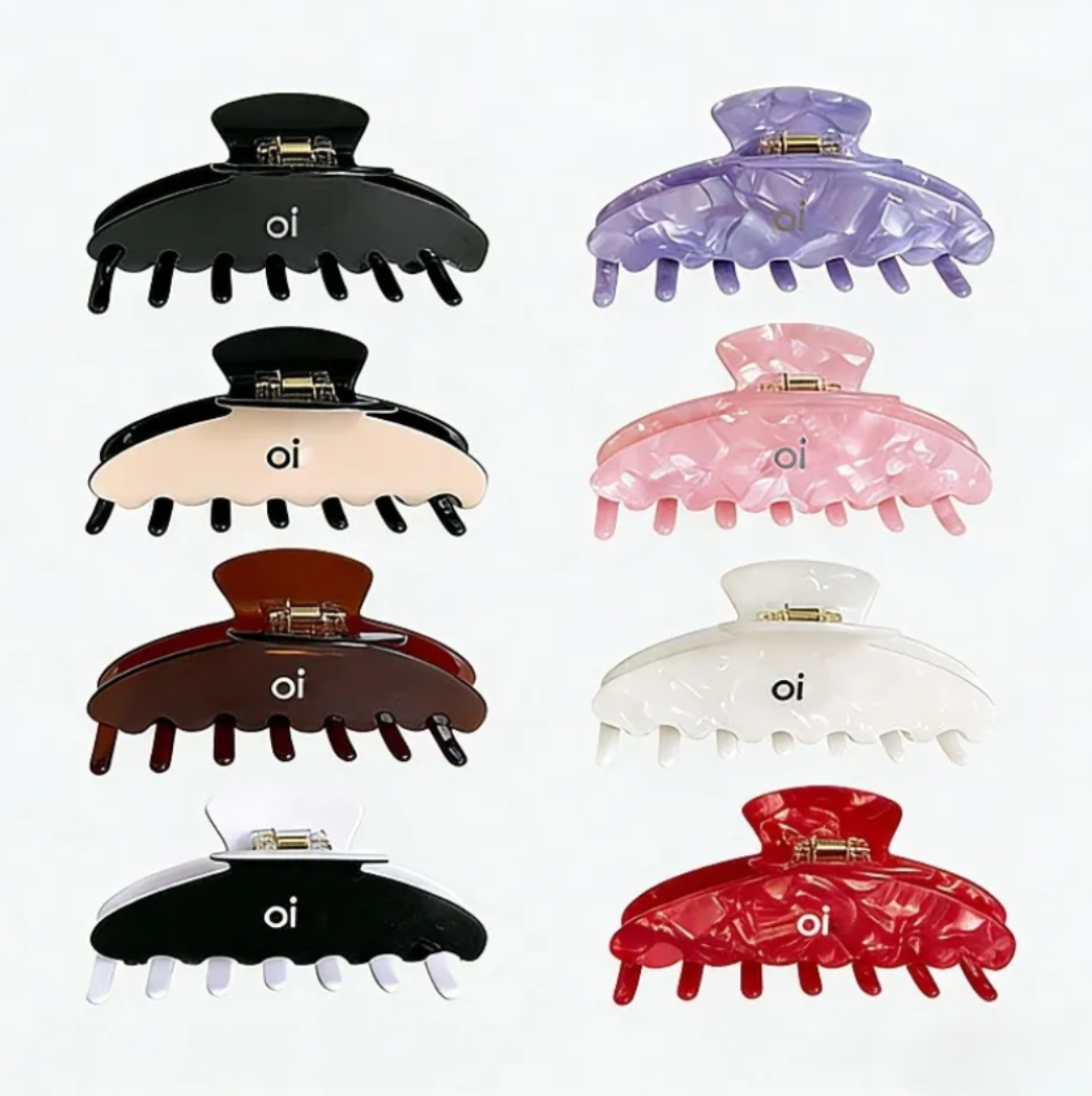 Women's Hairpin Designer American Style Acetate Shark Clip Sports Style Fashion Letter Hairpin Versatile Exquisite Headdress Multi-color Option