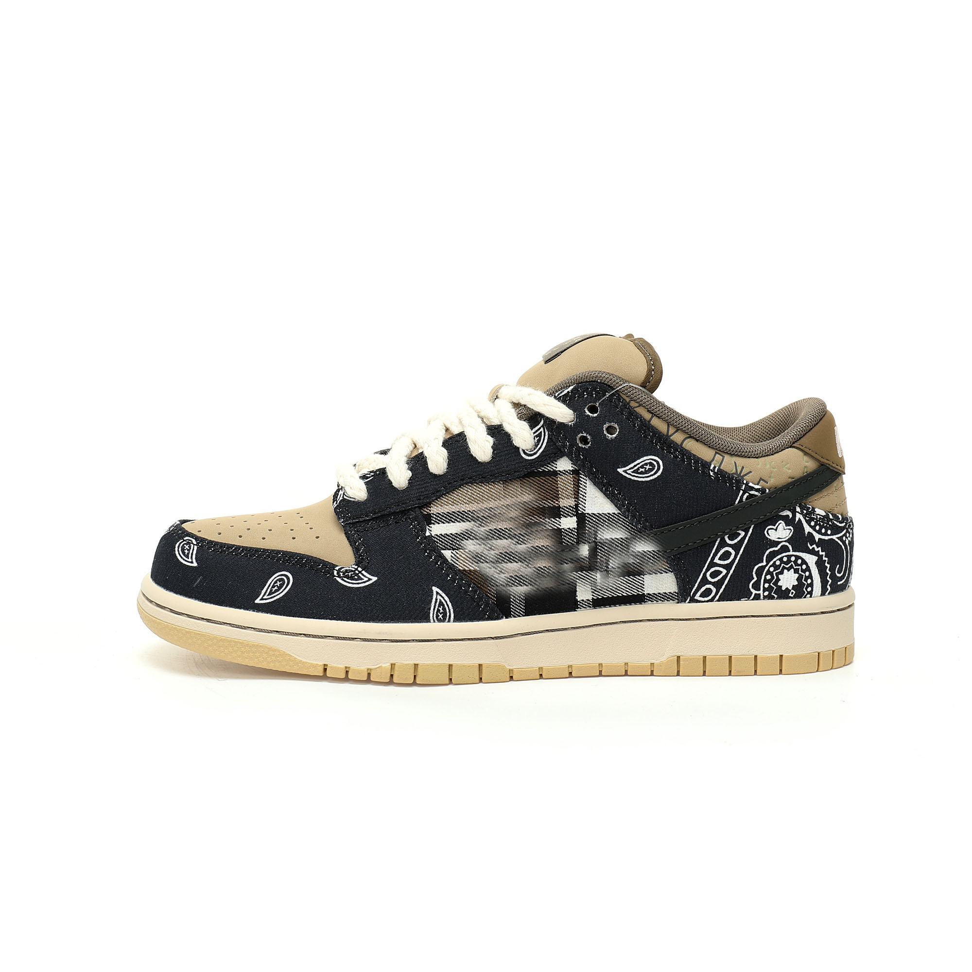 2026 Bestselling Low Jackboys Coffret Spécial Cuir Suédé Imprimé Cachemire Baskets Basses Unisexe
