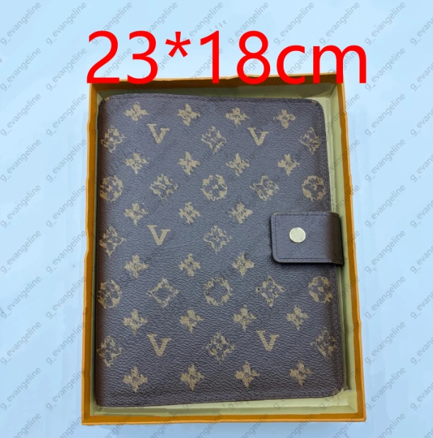 Cuir PM MM Calendrier de bureau Designer Agenda Couverture Porte-documents pour bureau Étui de protection pour homme femme Carnet Agenda Carte Pa