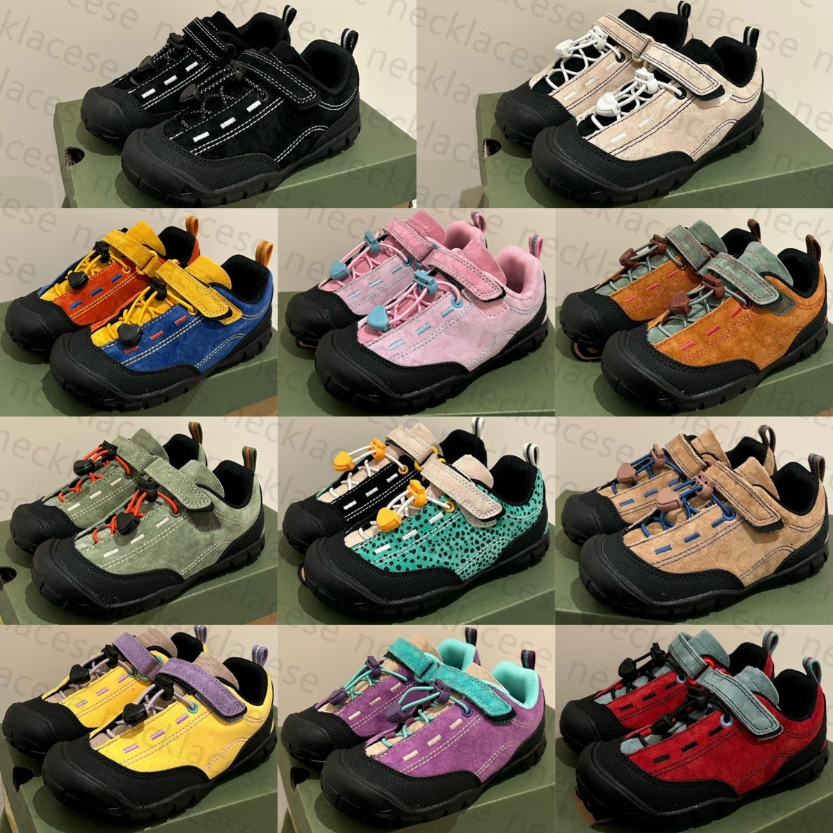 Kids Sneakers Designer Toddlers Sport Shoes Boys Girls Hiking Trainers Children Youth Outdoor Sneaker Black White Beige Red Green Blue Pink Orang-image-960392498