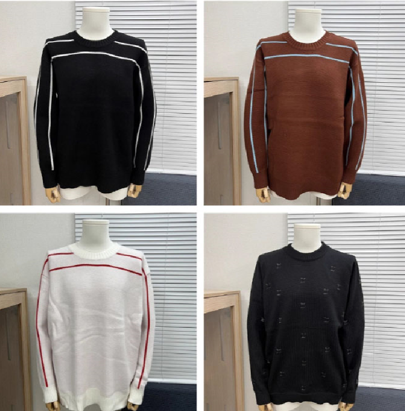 High Quality mens Sweaters Luxury Autumn Winter Men Round Neck Sweater Cashmere Casual Jacquard Designer Pullover loose Knitwear Top