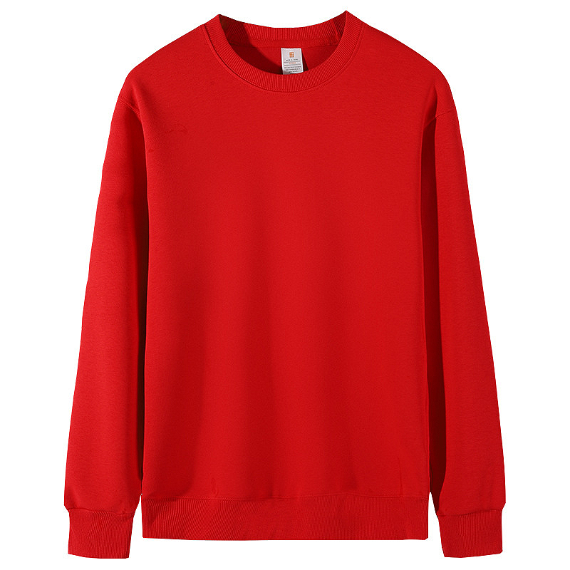 H391 Round Neck Sweatshirt for Men Spring and Autumn Style Loose Solid