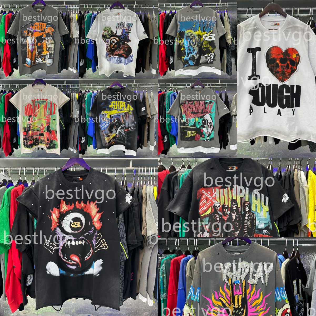 T-shirt da uomo di design con felpa a maniche lunghe con motivo teschio retrò per uomo donna casual stampa hip-hop street girocollo a maniche corte