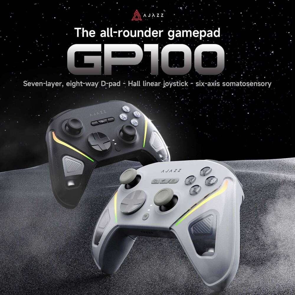 Ajazz GP100 Wireless Joystick Gamepad PC Game Controller for PS3/IOS Phone/TV Box For Nintendo Switch Accessories Z260210-image-1095311416