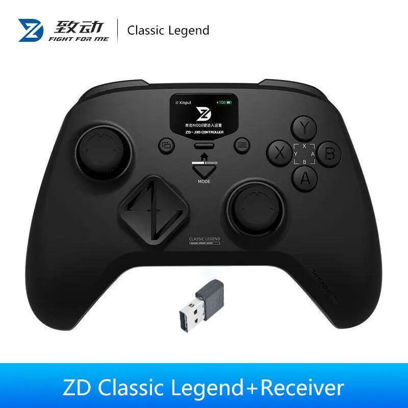ZD Classic Legend 3-Mode Wireless LCD Control Screen Dual Hall Trigger Joystick Switch/PC/NS Steam PC Game Controller Z260210-image-1095310696