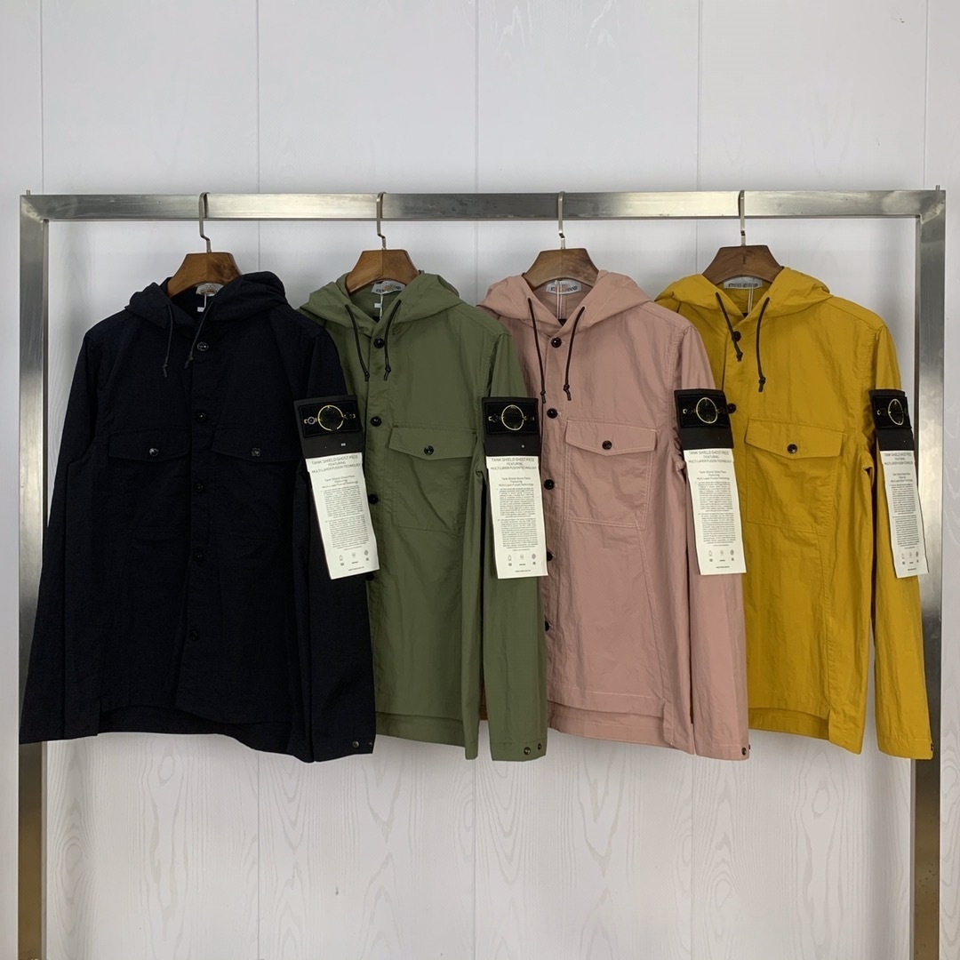 Men's Jackets Designer Jacket 2026 European American Letter Multi Pocket Arm Work Long Sleeve Drawstring Hooded Outerwear