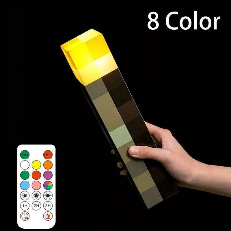 11,5 pouces Brownstone torche LED veilleuses USB table rechargeable lumière salle de jeux décoration lampe enfants cadeaux d'anniversaire jouets