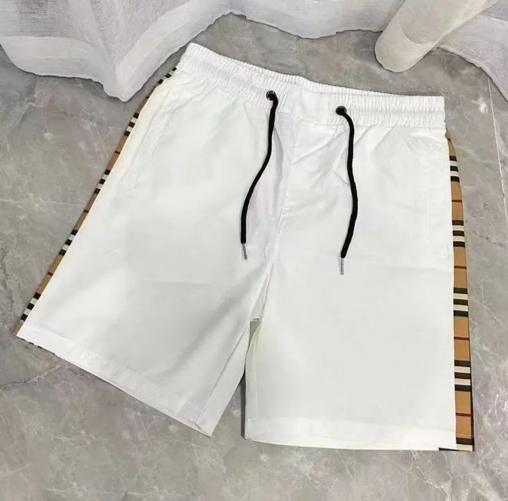 men Shorts Designer Luxury Superior Quality Summer Women Shorts Striped Elegant Swim Short Sports Pants Gym Quick-Drying Swim Wear Man Beach Shorts