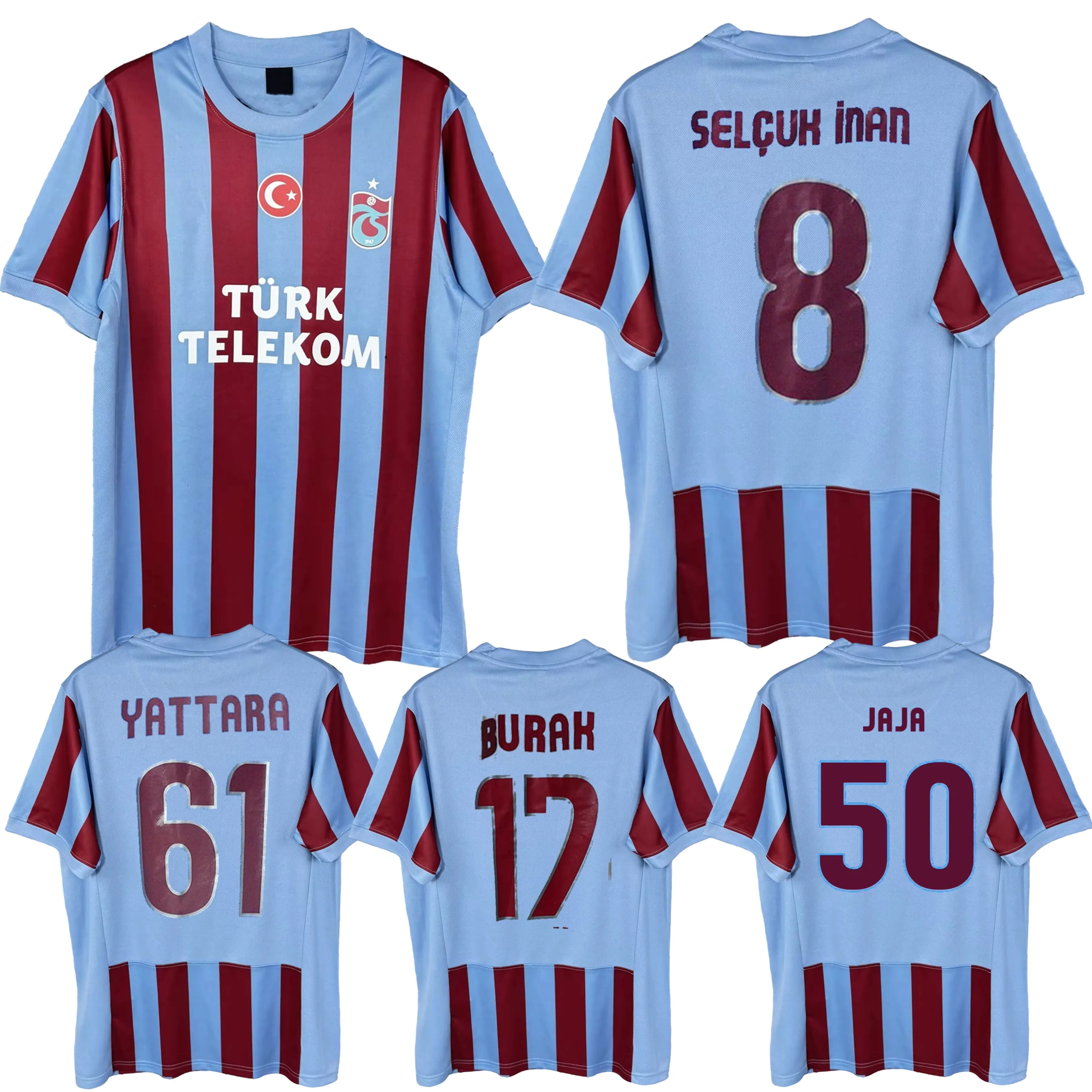 2026 New 2010 2011 Trabzonspor outdoor Retro Soccer Jerseys 10 11 JAJA BURAK SELCUK INAN BULUT Yattara Vintage Classic Football Shirt Free Shipping