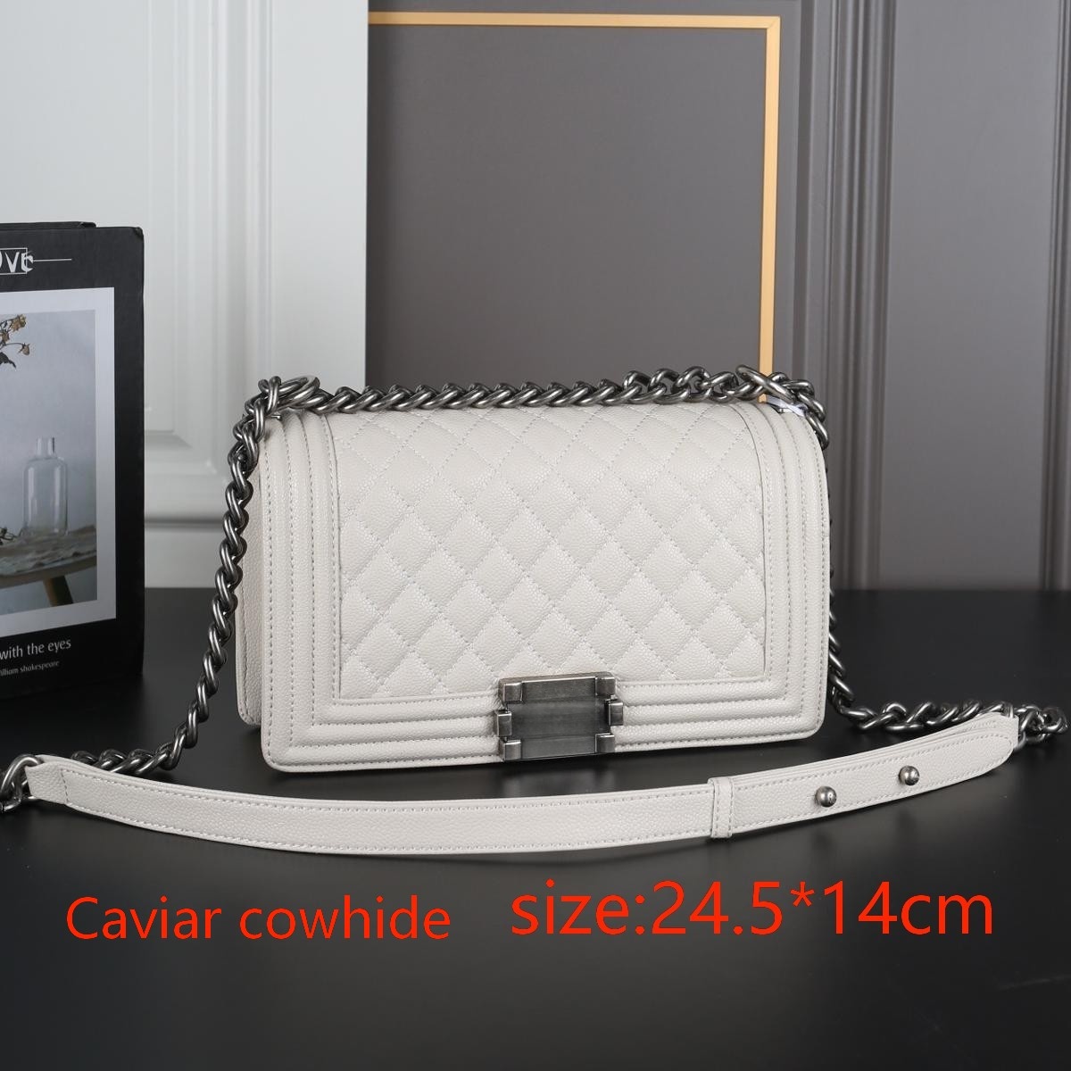 Sac maman épicé sac classique à rabat sac à bandoulière avancé la sensation est incroyable Top caviar cuir de vachette matériel rétro de haute qu