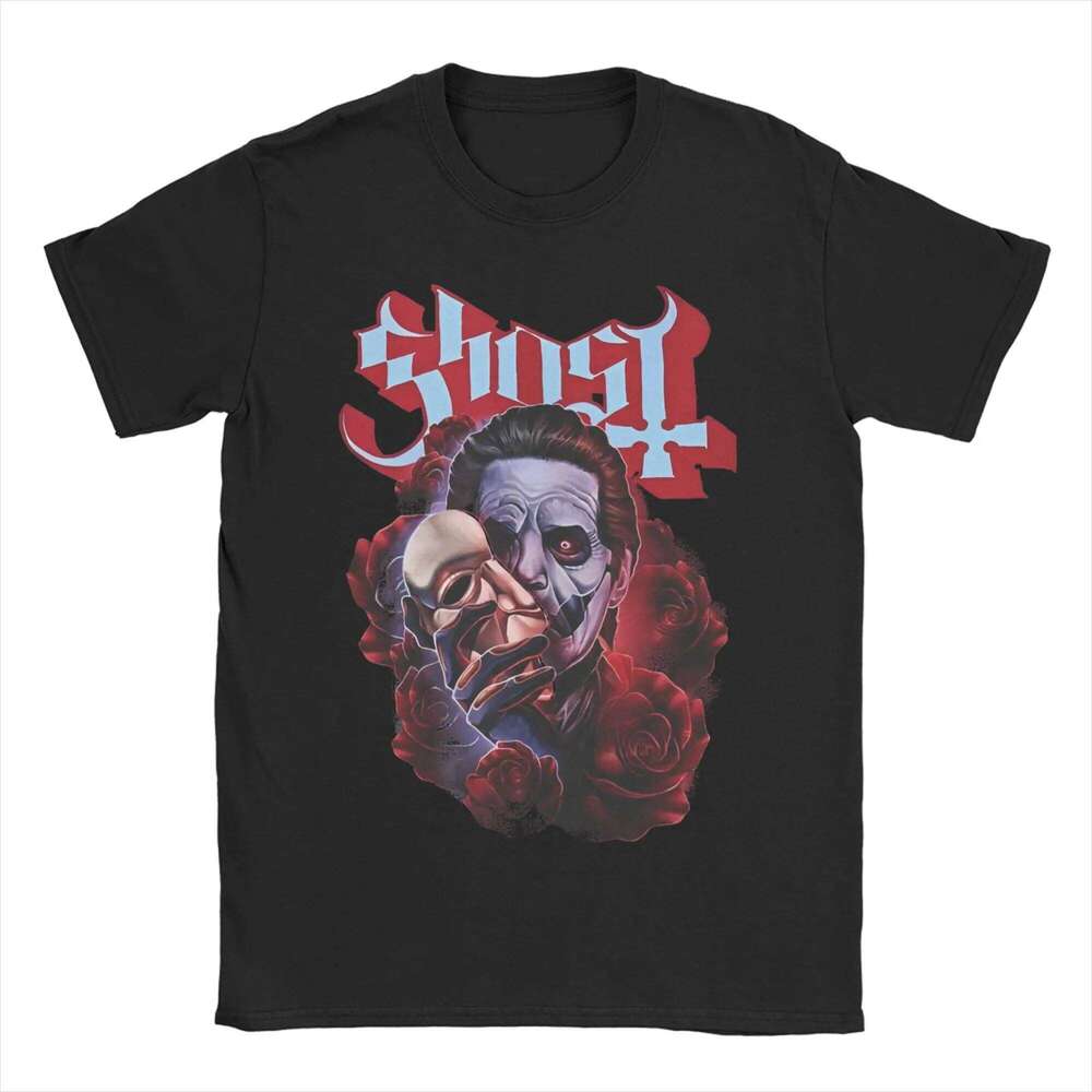 Hommes femmes Ghost Band T-Shirts Metal Rock pur coton vêtements décontractés à manches courtes col rond T-Shirts originaux Z260224