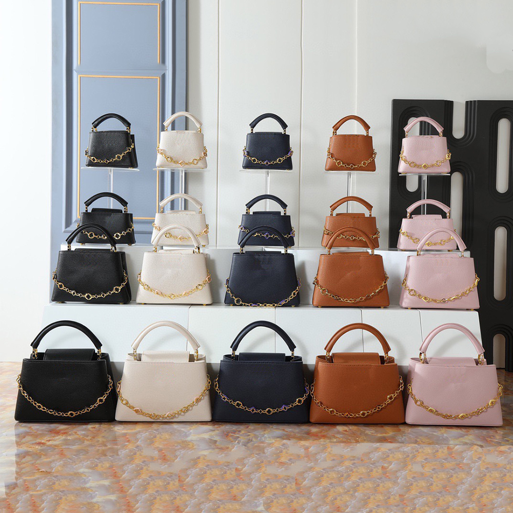 New High Quality Popular Murakami Designer 1854 Vintage Luxury Chain Tote Bag Leather Soft women Handbag Wholesale Manufacturer