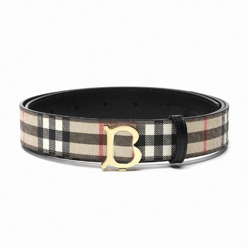 Ceinture de designer hommes ceintures ceinture en cuir à carreaux lettre boucle motif à rayures classique rétro réglable ceintures de marque clas