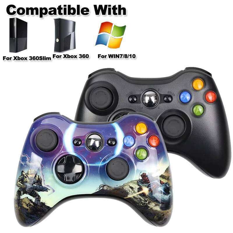 Wireless Controller Console With Vibration Xbox 360 Slim Gamepad For PC WIN 7/8/10 Joystick Joypad Z260210-image-1095311689