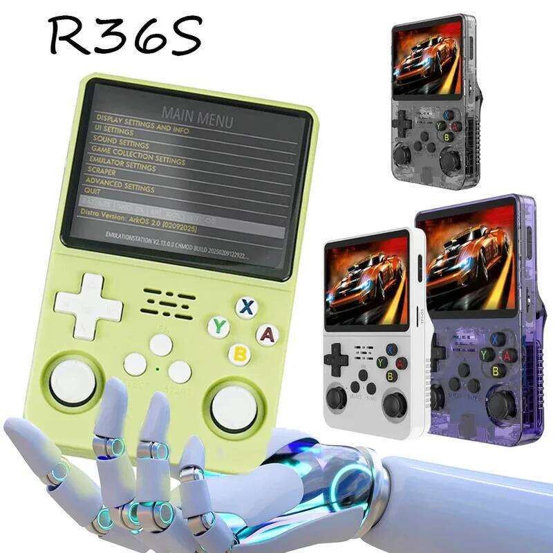 NEW R36S Handheld Console 3.5Inch IPS Screen 128G Retro Games Consoles Arkos System Portable Pocket Video Game Player Z260210-image-1095377046