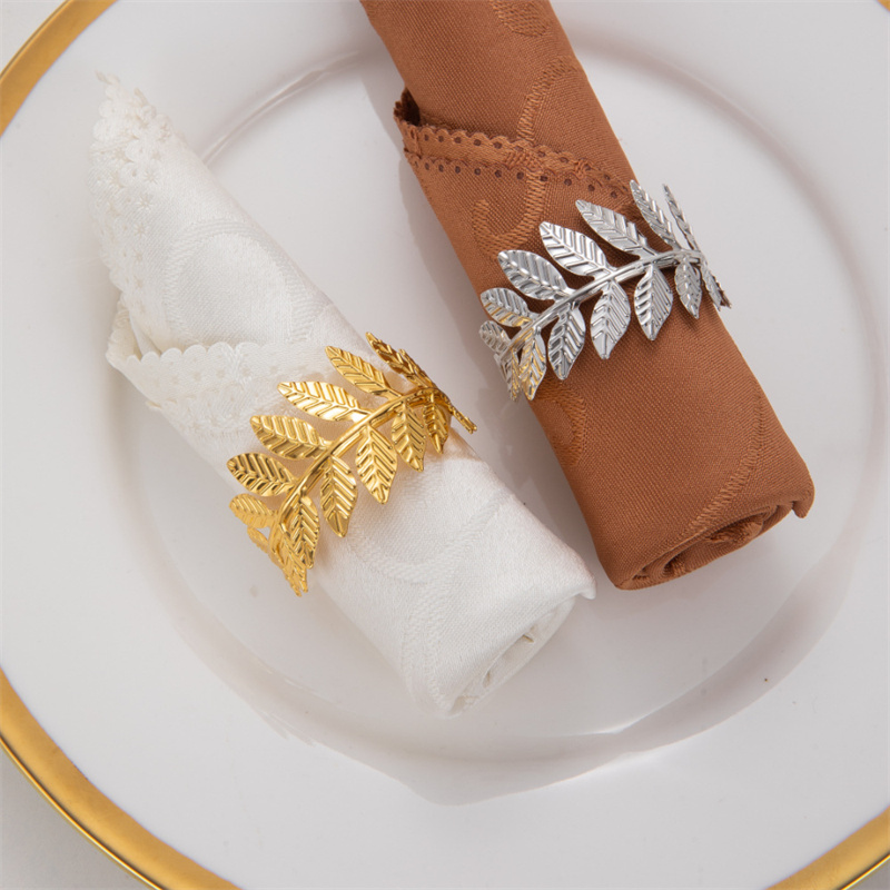 Sale Napkin Ring Wholesale Gold and Silver Napkin Ring Holder
