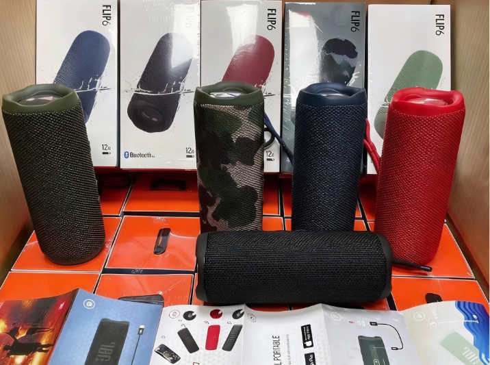 Top of the line FLIP6 kaleidoscope 6th generation wireless Bluetooth speaker mesh subwoofer outdoor plug-in speaker T260227-image-1095679291