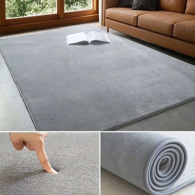 VIKAMA Modern Coral Velvet Soft Non-Slip Living Room Bedroom Carpet Large Area Children's Play Floor Mat For Home Decor H260226-image-1095600246