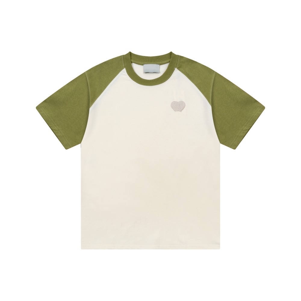 Amils tees mens designer t shirt pullover shirts womens tops crew neck short sleeve breathable cotton letter embroidery polos