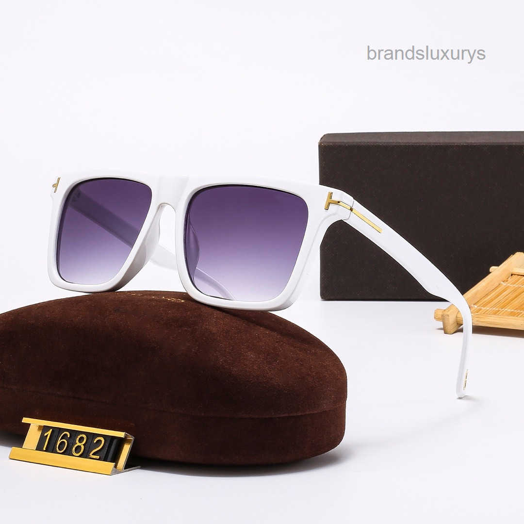 1682 FF Top luxury Sunglasses polaroid lens designer womens Mens Goggle senior Eyewear For Women eyeglasses frame Vintage Metal Sun Glasses With Box