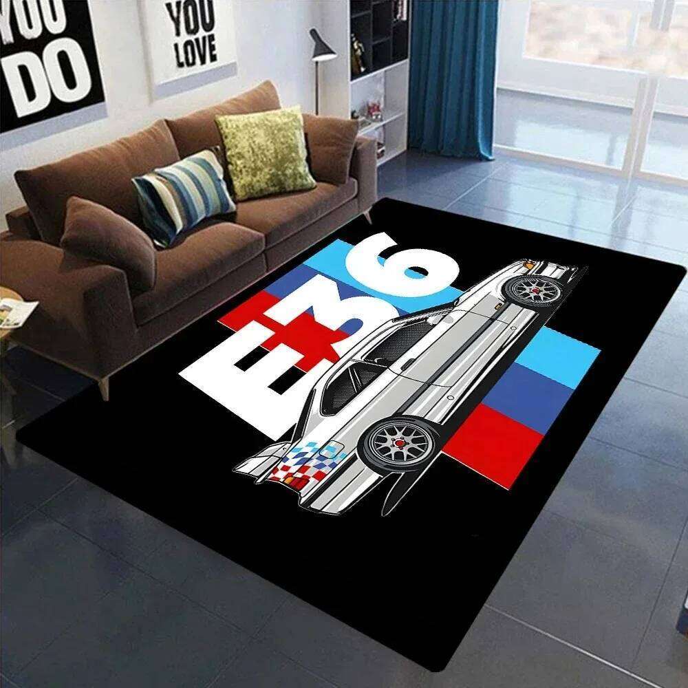 Racing Car Pattern Carpet for Bedroom Decor Non-slip Home Living Room Sofa Area Rugs Washable Coffee Table Bathroom Floor Mat H260226-image-1095592186