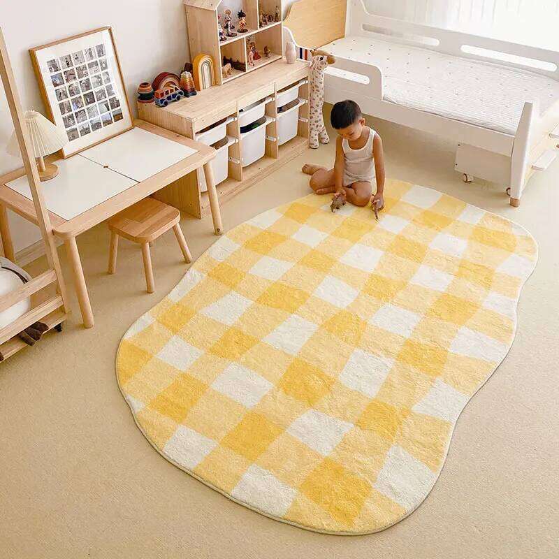 VIKAMA Modern Simple Special-Shaped Living Room Sofa Coffee Table Cushion Children's Bedroom Soft Carpet Home Decor H260226-image-1095581244