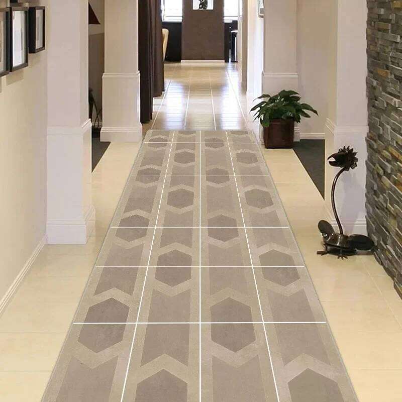 Modern Geometric Abstract Runner Rug Black White Diagonal Line Design Minimalist Style Perfect for Hallway Corridor Home Decor H260226-image-1095575790