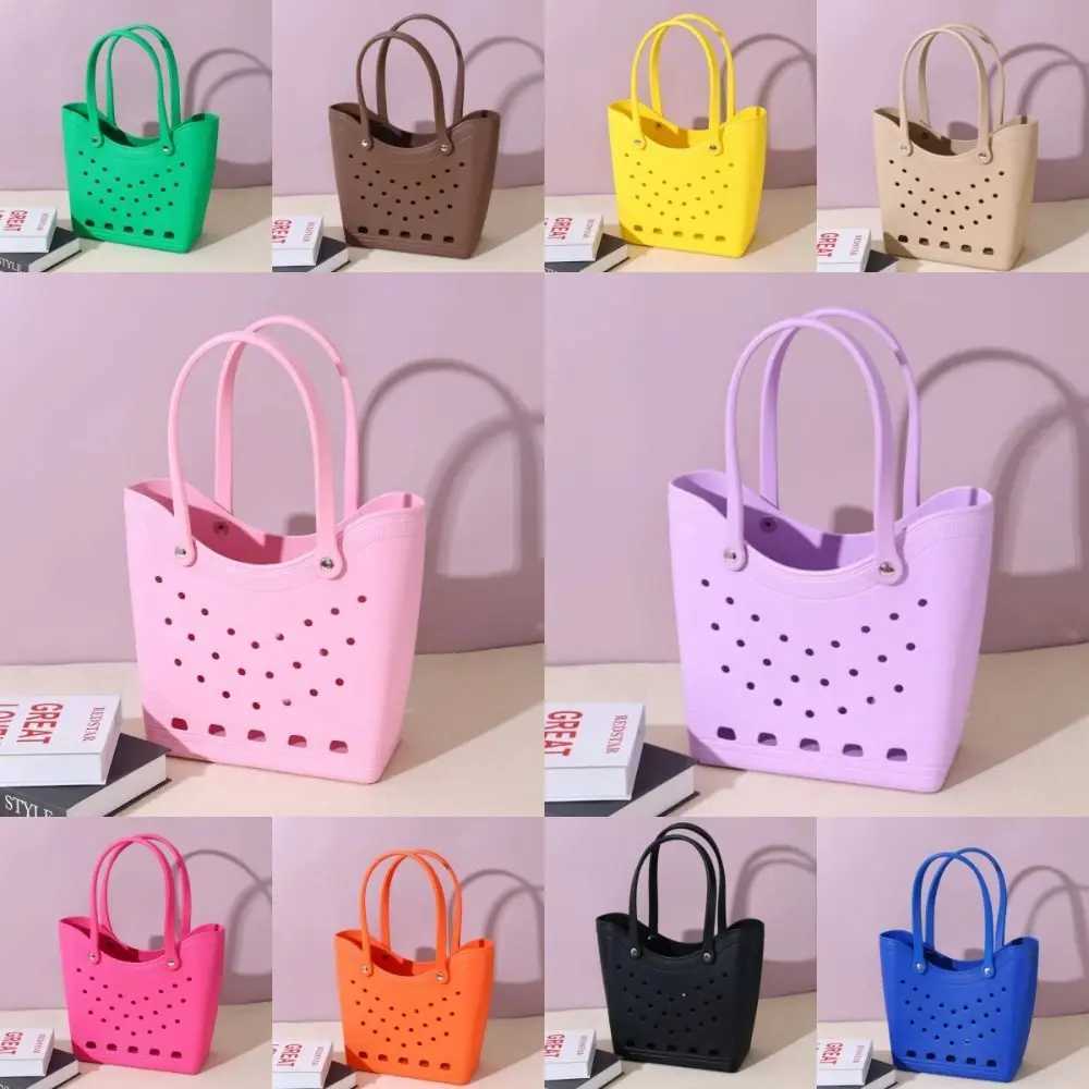 Hole Bag Large Capacity Women Fashion Handbag Basket Pet Bag Beach Storage Bag EVA Minimalist Outdoor Tote Bag Shopping S26226-image-1095567407