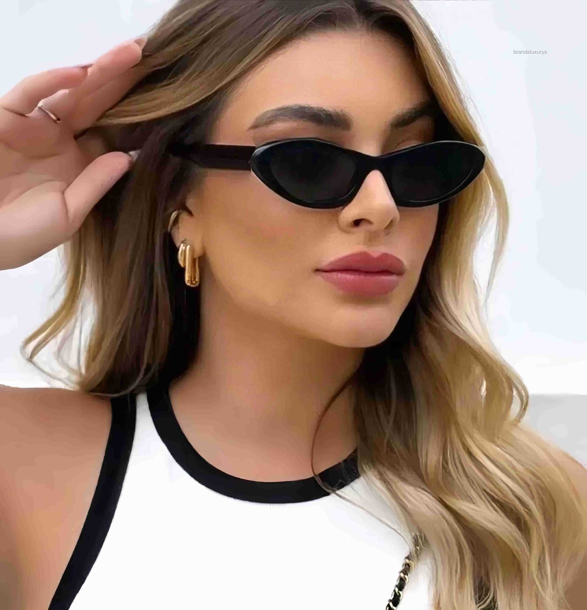 Designer Sunglasses 2026 New Spring Summer retro party Acetate Women Sunglasses Female Men Brand Designer Futuristic Weird For UV Sun Glasses cat ey