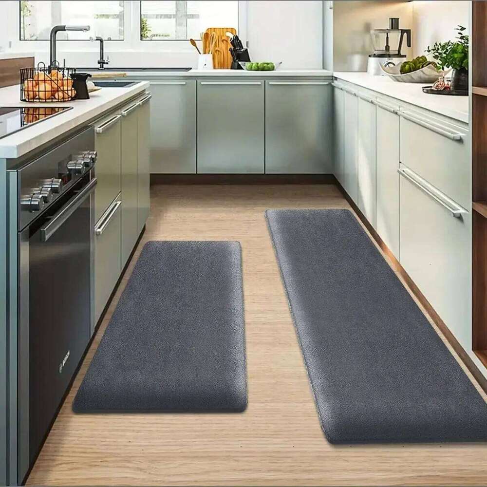 1pc long strip thickened kitchen floor flannel non-slip bathroom absorbent home door dirt-resistant foot mat H260226-image-1095648167